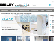 Tablet Screenshot of bisley24.de